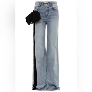 Micas Bow Detail Jeansin black